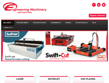 Tablet Screenshot of engineering-machinery.ie